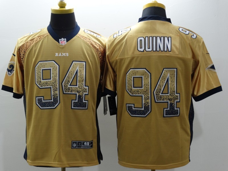 Men's Los Angeles Rams Robert Quinn #94 Yellow Jersey